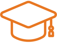 Icon graduation hat